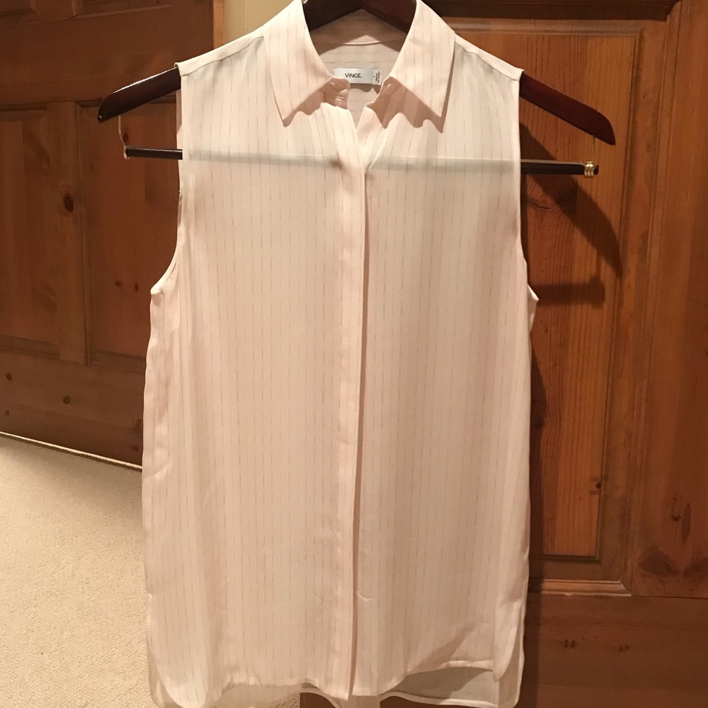 Vince silk tank top